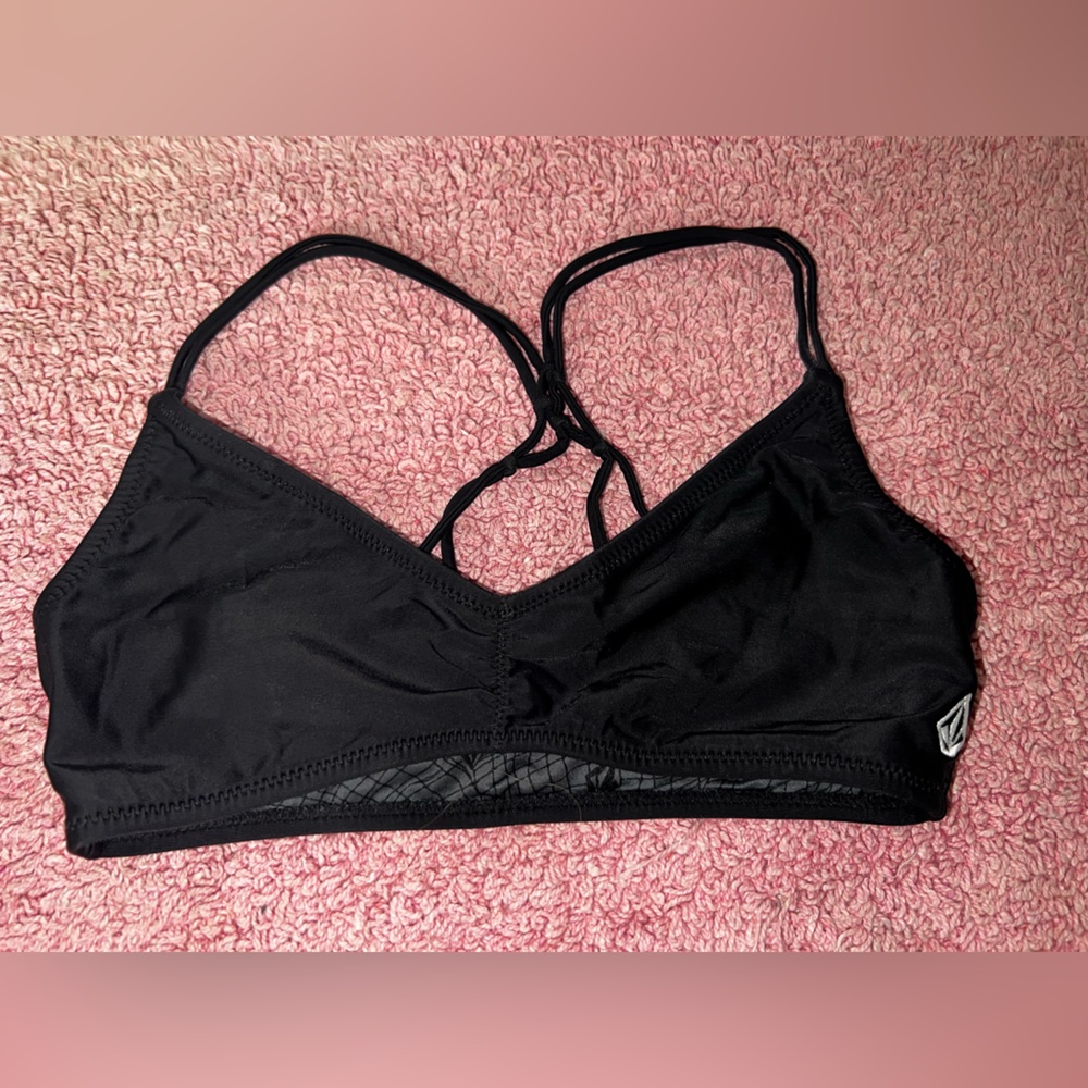 Volcom Black Bikini Top